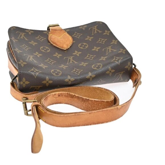 LOUIS VUITTON Cartouchiere MM Shoulder Bag Monogram Leather Brown M51253 64EF845 - Picture 5 of 14